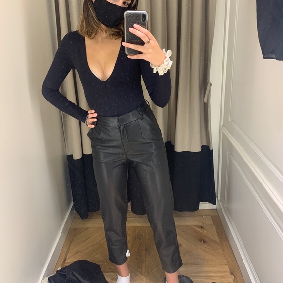 Dynamite Melina Dupe Faux Leather Pants - Picture 1 of 7